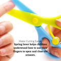 Safety Scissor Practice Scissor for Kids Plastic Safety Scissor. 