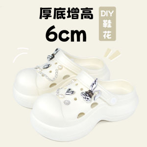 [Free Shipping] Womens Outdoor Clogs High-Heeled Womens Sandals Beach Shoes Summer DIY Garden Shoes