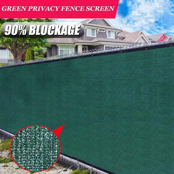 Dark Green Fence Privacy Screen Awning Gate Fence Sun Shades Outdoor