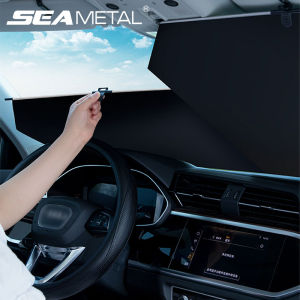 Retractable Car Windshield Sunshade Cover Car Interior UV Protection Sun Shade Telescopic Curtain