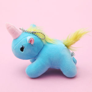 Creative new plush toy unicorn childrens gift doll machine ornament pendant doll schoolbag key pendant