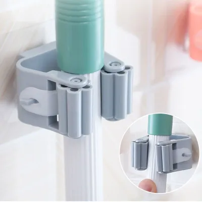 Móc Treo Kẹp chổi cây lau nhà INOX 304 dán tường siêu chắc và chịu lực tiện ích gia đình