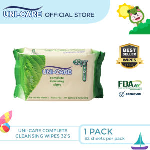 Uni-Care Complete Cleansing Wipes 32s Pack of 1