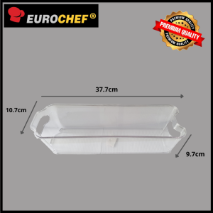 Eurochef Refrigerator Organizer Bins Stackable Fridge Organizers Storage Box Cutout Handles Freezer Storage Container Kitchen Home House Fruits Vegetables Store Gift Present Christmas