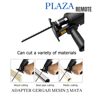 Gergaji Mesin Adapter Reciprocating Jigsaw / Tambahan Jig Saw Mata Bor Tangan BG65-A / Konektor Mesin Bor Tangan Jadi Gergaji Kayu Besi dll