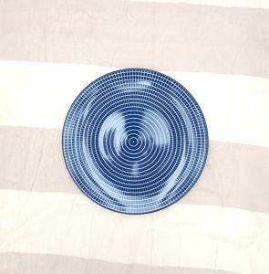 จาน จานกลม จานดินเนอร์ จานญี่ปุ่น จานเซรามิค  มี 4 ลาย ขนาด 8.5 นิ้ว (22 ซ.ม.)