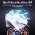 GOOJODOQ High Speed Bisu Turbo kipas angin Minifan Portable Handheld Kipas Brushless Strong Wind Digital Display Kipas. 