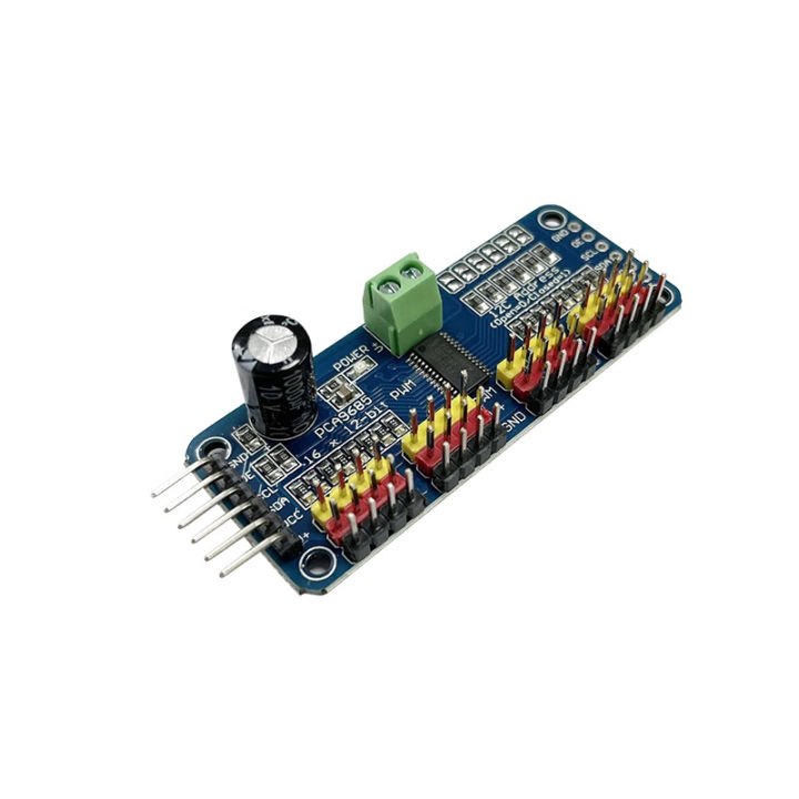 PCA9685 16 Road Module PWMServo Steering Gear Driver Board Controller ...