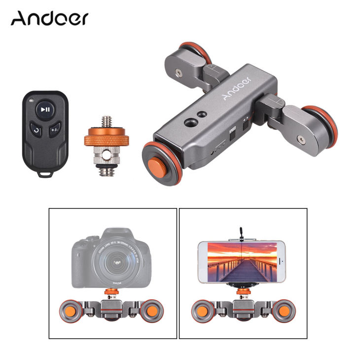 Andoer L4 PRO Motorized Camera Video Dolly with Scale Indication