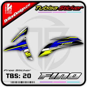 Sticker Striping Fino 125 - Stiker Striping Variasi Yamaha  Fino 125. TBS.20
