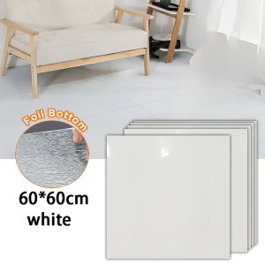 High quality Marble sticker Imitation tile Floor sticker PVC tile marble floor sticker 60x60cm self-adhesive floor sticker Waterproof wallpaper Bathroom home kitchen living room carpet sticker Floor decoration