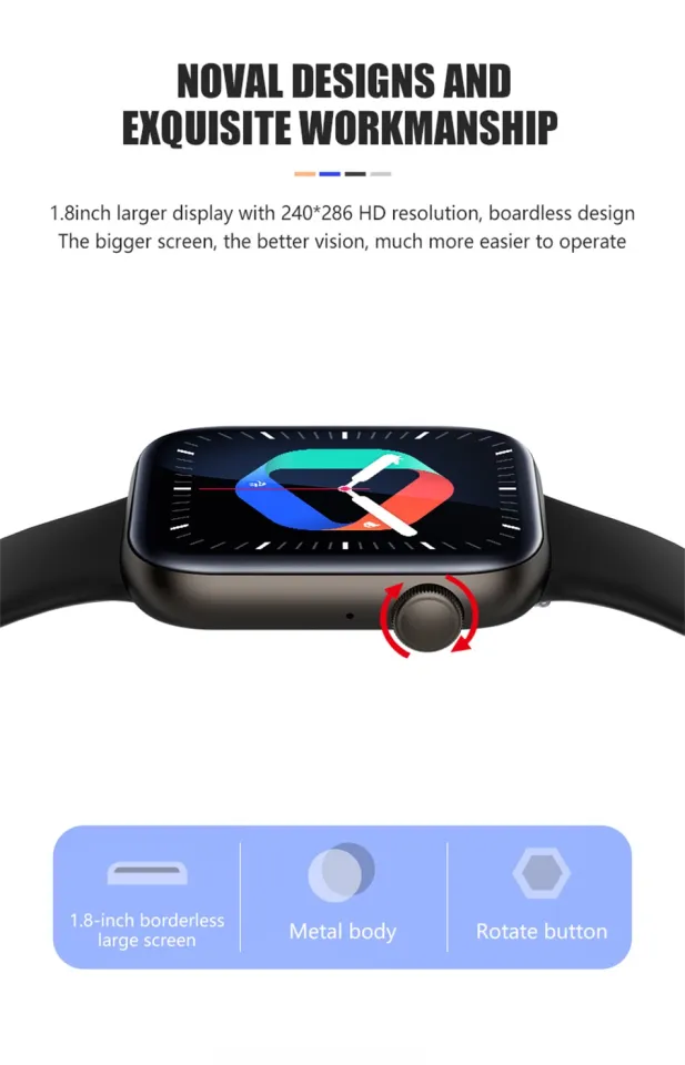 for OPPO Find X3 Pro A55 A93 A94 A72 A73 A32 A52 Reno5 Pro Smart Watch  Temperature Heart Rate Monitor Fitness Tracker Smartwatch