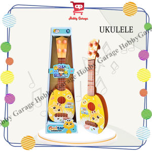 Mainan Gitar Ukulele 4 Senar Anak Karakter Guitar Interesting Musik