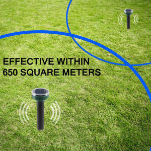 【New Arrival】 Electronic LED Light Solar Snake Rodent Repellent Ultrasonic Sonic Mouse Control