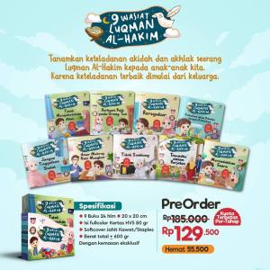 9 WASIAT LUQMAN ALHAKIM BUKU DONGENG SEBELUM TIDUR ANAK ISLAMI BUKU CERITA ANAK ISLAMI BERGAMBAR