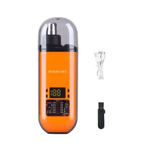 ที่ตัดขนจมูกไฟฟ้า เครื่องโกนขนจมูก ขนรูหู แบบพกพา  กันน้ำ ตัดง่าย ไม่หนีบขน เสียงเบา