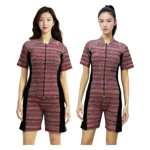 Baju Renang Jumbo Untuk Wanita Model Diving Pendek (BB 60-80 kg)