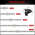 Car LED Light Bar 12" 22" 32" 42"INCH Putih/ Kuning 12D Super bright Lampu Ultra Slim Led Bar Light Combo Beam 4x4 Truck ATV Car Off Road Driving Straight Light Bar Brightness S. 