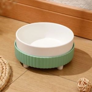 Cat Bowl Constant Temperature Heating Cat Bowl Ceramic Insulation Cat Bowl Dog Drinking Bowl