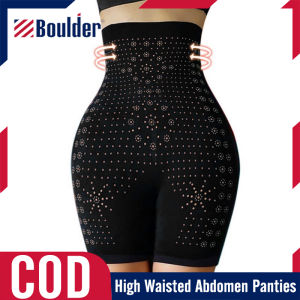 【Buy 1 Take 1】Women High Waist Traceless Beauty Body Lifting Buttocks Raising Buttocks and Yoga Cycling and Highwaist Panty Knickers Pant Shapewear Body Shaper Panty Weight loss Corset