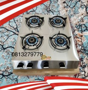 Bếp gas 4 lò ( vuông đầu đốt đồng nhập khẩu )