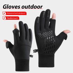 MUQZI Touchscreen Winter Gloves Anti-Slip Warm Sports Mittens Multifunction Breathable Outdoor Riding Mittens Men/Women