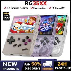 RG35XX Handheld Game Console IPS Screen Video Game 3.5inch Consoles Classic Gaming Emulator Garlic System