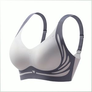 Bra Fixed Cup Traceless Underwear Soft Higher Side Ratio Fits Snugly Without Emptying Cups