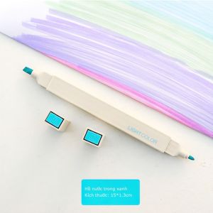 Bút tô màu hai đầu dùng để đánh dấu và ghi chú bút đánh dấu học sinh đầu mềm đặc biệt -Aeneas Shop
