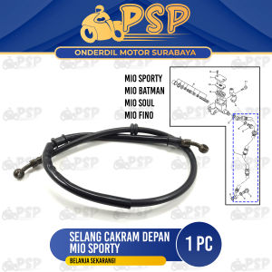 Selang Cakram Depan Mio (100 cm) - Kabel Cable Cabel Tali Kawat Seling Rem Rim Brake Brake Cakram