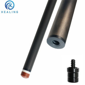 Carbon Fiber Billiard Shaft 12.9mm Bakelite TipBakelite Ferrule737mm/29inBlack Technology Low Deflection Pro Taper for Pool Cue Stick+Free Gift (Gloves+Cloth+Joint+Protective cover)