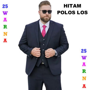 25 WARNA WARNI BLAZER KATUN STRETCH HITAM SIZE JUMBO / BLAZER PRIA UKURAN BESAR / UKURAN JUMBO Jas Celana HITAM BLACK POLOS LOS Tuxedo Suit Blazer Polos Kantor Office Kerja Resmi Formal Casual Santai Kuliah 10XL 9XL 8XL 7XL 6XL 5XL 4XL 3XL XXL XL L M S XS