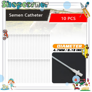 10Pcs Plastik Sheet Inseminasi Penyambung Tube Kawin Suntik Inseminasi Buatan