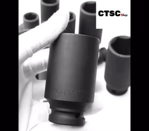 1/2 impact deep black socket 6 point long CR-MO Allen key L type wrench spanner