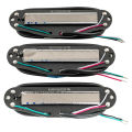 Musiclily Pro ST Alnico 5 Dual Single Coil Sized Humbucker Pickup for Strat Style Electric Guitar. 