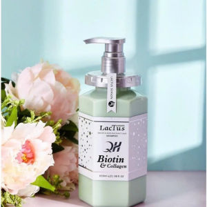 DẦU GỘI LAC TUS BIOTIN & COLLAGEN 650ML ✨ Giải pháp phục hồi tóc hư tổn – cho mái tóc mềm mượt