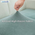 JustLiving Elastic Sofa Seat Cover Patchwork Cover CUSHION Seater SolidBack Cushion Stretchable Corn Fleece Sofa Cushion Cover Solid Color Simple Lazy Susan Cover Four Seasons Universal Sofa Cover. 
