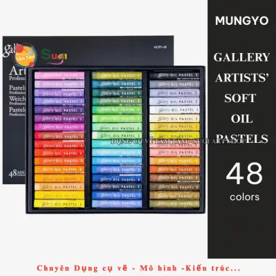 Sáp dầu Mungyo hạng Họa Sĩ 12 màu / 24 màu / 36 màu / 48 màu Mungyo Gallery Artists Soft Oil Pastels [ Tâm Tâm - Sugi Art ]