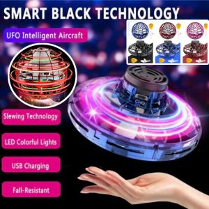 Flynova Pro Flying Spinner Boomerang Magical UFO Auto-Return Spin Top LED Light Up Flying Toy