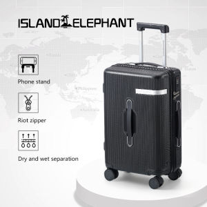 ISLAND ELEPHANT Anti-Theft Zipper Luggage Travel Bag Hand Carry 20/24/28inch