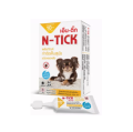 N - tick ผลิตภัณฑ์กำจัดเห็บ(สีเหลือง) 1หลอด สำหรับสุนัขน้ำหนักไม่เกิน 10 กิโลกรัม. 