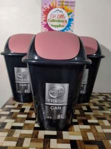 OROCAN Swing type cover Trash Bin Basurahan 8Liters