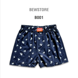 BEWSTORE กางเกงBoxser เย็บเพิ่ม2ตะเข็บ กางเกงบ๊อกเซอร์ เอวยืด26-46นิ้ว(SM-5XL) ทรงวัยรุ่น