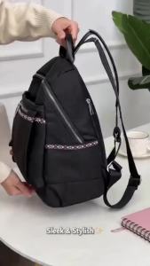 FRIDA BAG#142  Functional Silk Nylon Bag Simple Girls Backpack Highschool Students Good to Carry Use