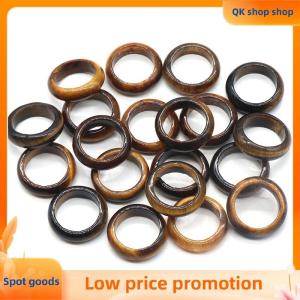 ✨QK shop✨ 1Pcs Natural Stone Rings Exquisite Agates Crystal Ring For Women Girl Fashion Finger Ring Party Wedding Jewelry Accessories Gift