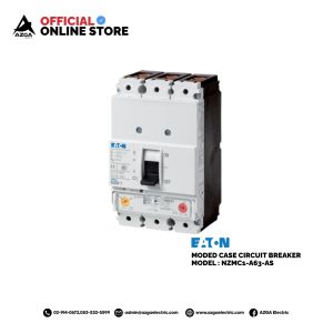 เบรกเกอร์ป้องกันไฟฟ้าลัดวงจรและกระแสไฟเกิน Moulded Case Circuit Breaker (MCCB) EATON รุ่น NZMC1-A63-AS BY AZGA Electric