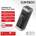 CUKTECH 20 Power Bank 25000mAh 210W MAX 3 Ports 2 Type C /  1 USB A. 