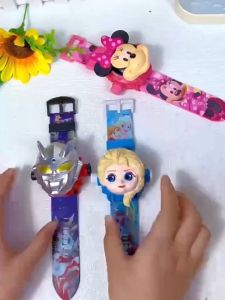 Jam Tangan Projektor 儿童投影手表卡通 Cartoon Projector Watch 电子发光投影玩具 Kids Light-Up Projection Toy Watch