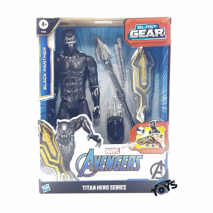 Marvel Black Widow Titan Hero Series Taskmaster Figura 30 Cm Con Lanciatore E Proiettili - 4