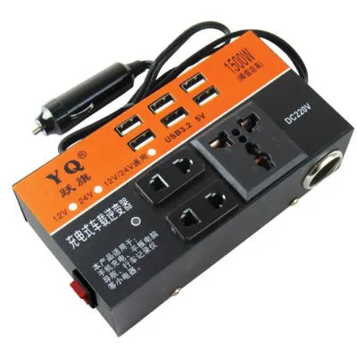 Bộ Chuyển Đổi Biến Tần 12V 24V Chuyển Sang 220 Bộ Chuyển Đổi Nguồn Điện Dùng Cho Xe Tải Ổ Cắm Máy Biến Áp Sạc Điện Dùng Cho Xe USB